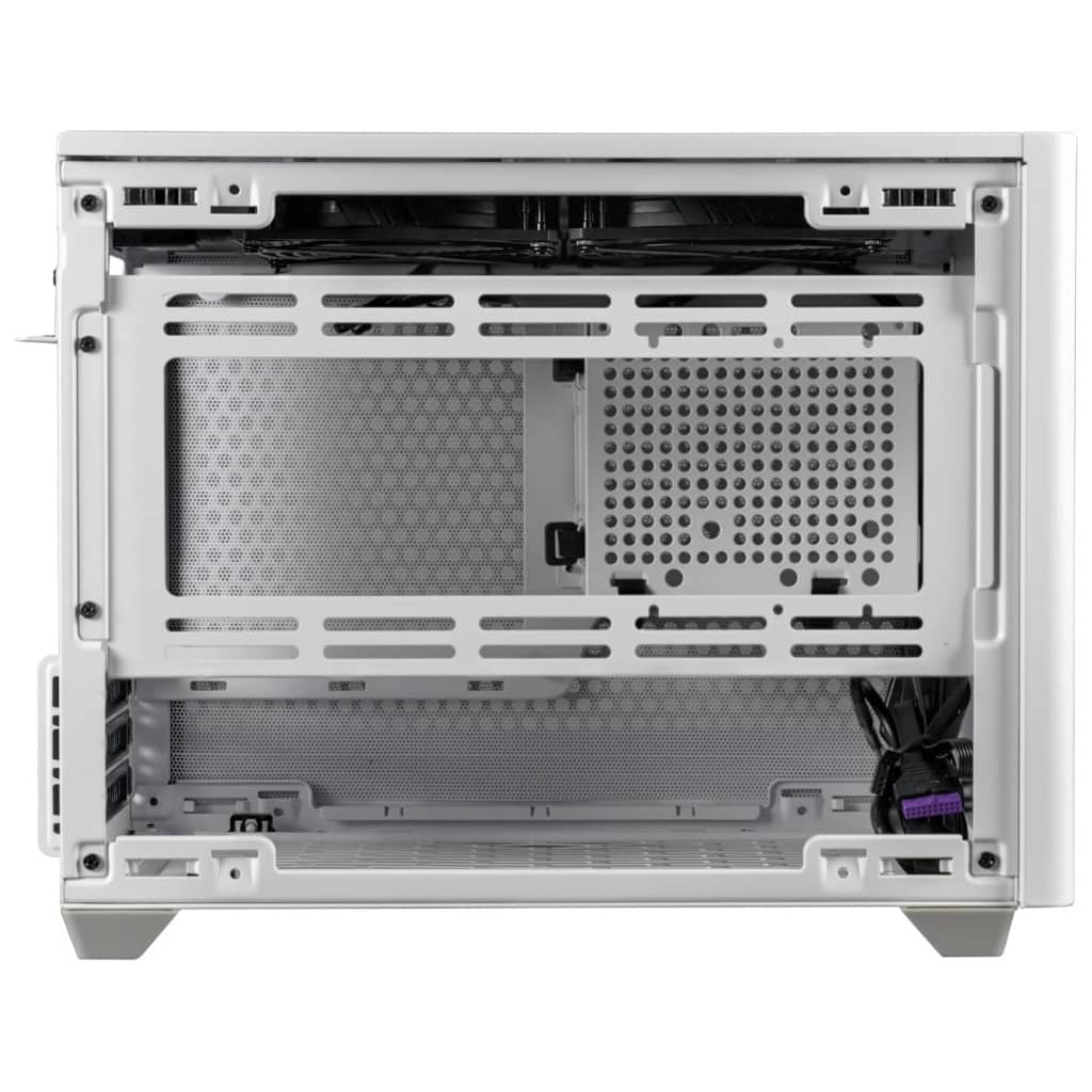Boitier PC Mini ITX Cooler Master MasterBox NR200P, Blanc _ MCB-NR200P-WGNN-S00