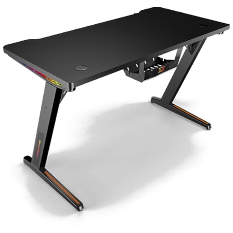 Bureau gaming Xigmatek Apex Two, Noir LED RGB _ EN46850