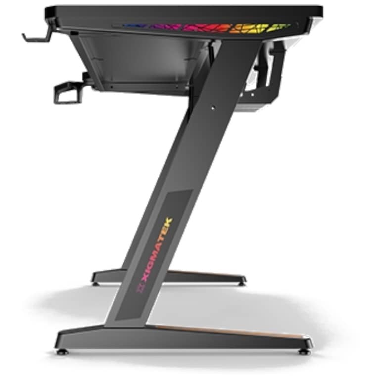 Bureau gaming Xigmatek Apex Two, Noir LED RGB _ EN46850