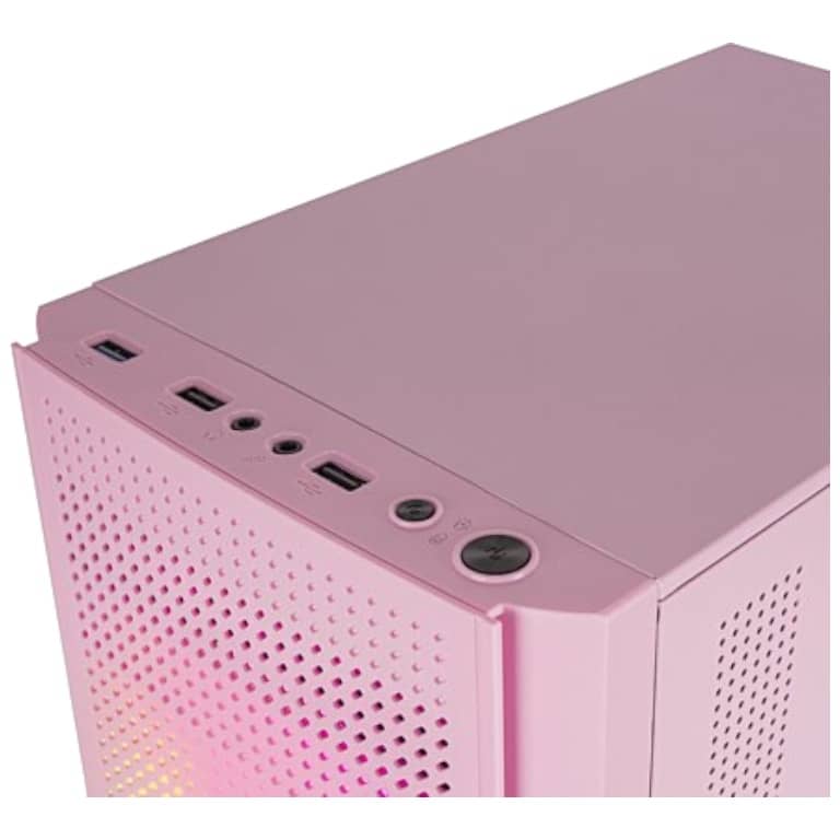 Boitier PC Micro ATX Mars Gaming MC300, Rose _ MC300P