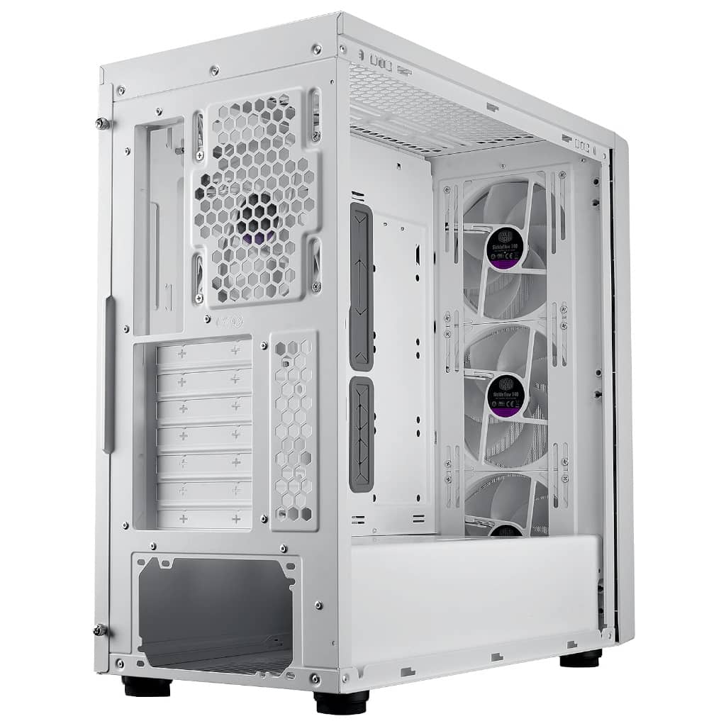Boitier PC ATX Cooler Master MasterBox 600, Blanc _ MB600-WGNN-S00