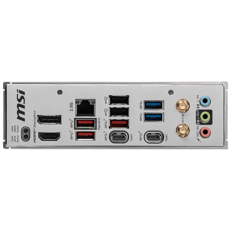 Carte mère AMD AM5 B650 Micro ATX MSI B650M PROJECT ZERO _ 911-7E09-003