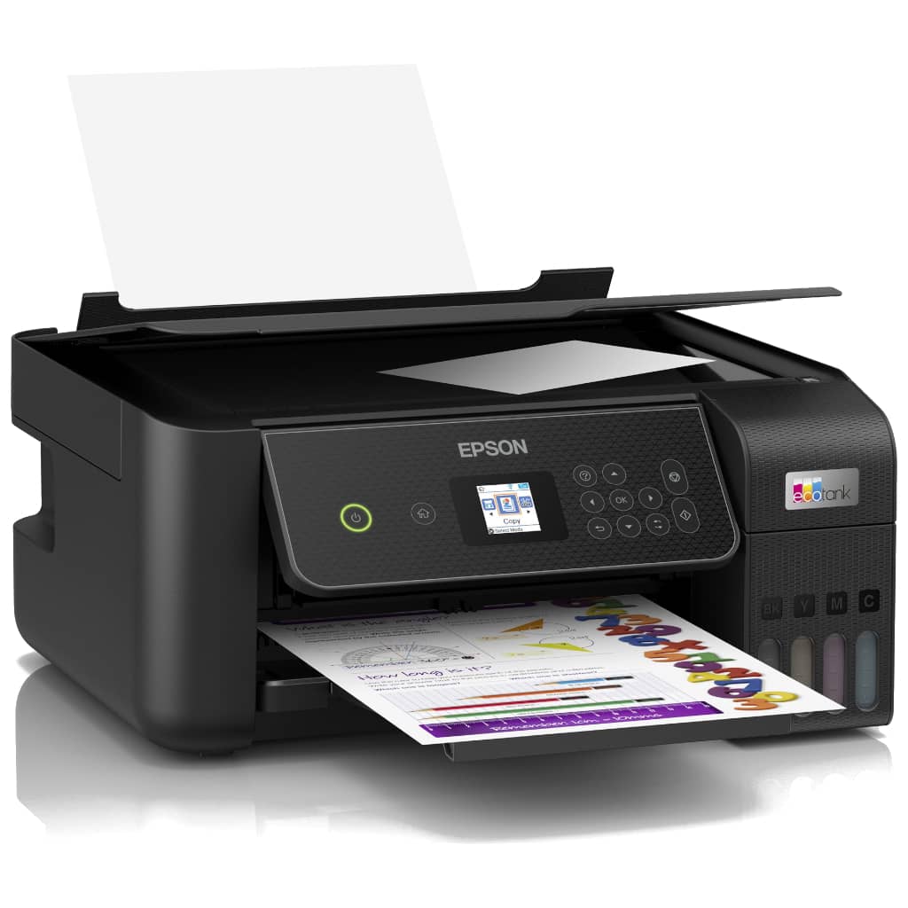 Imprimante Multifonctions Jet d'encre Epson EcoTank ET-2870, Noir _ C11CJ66421