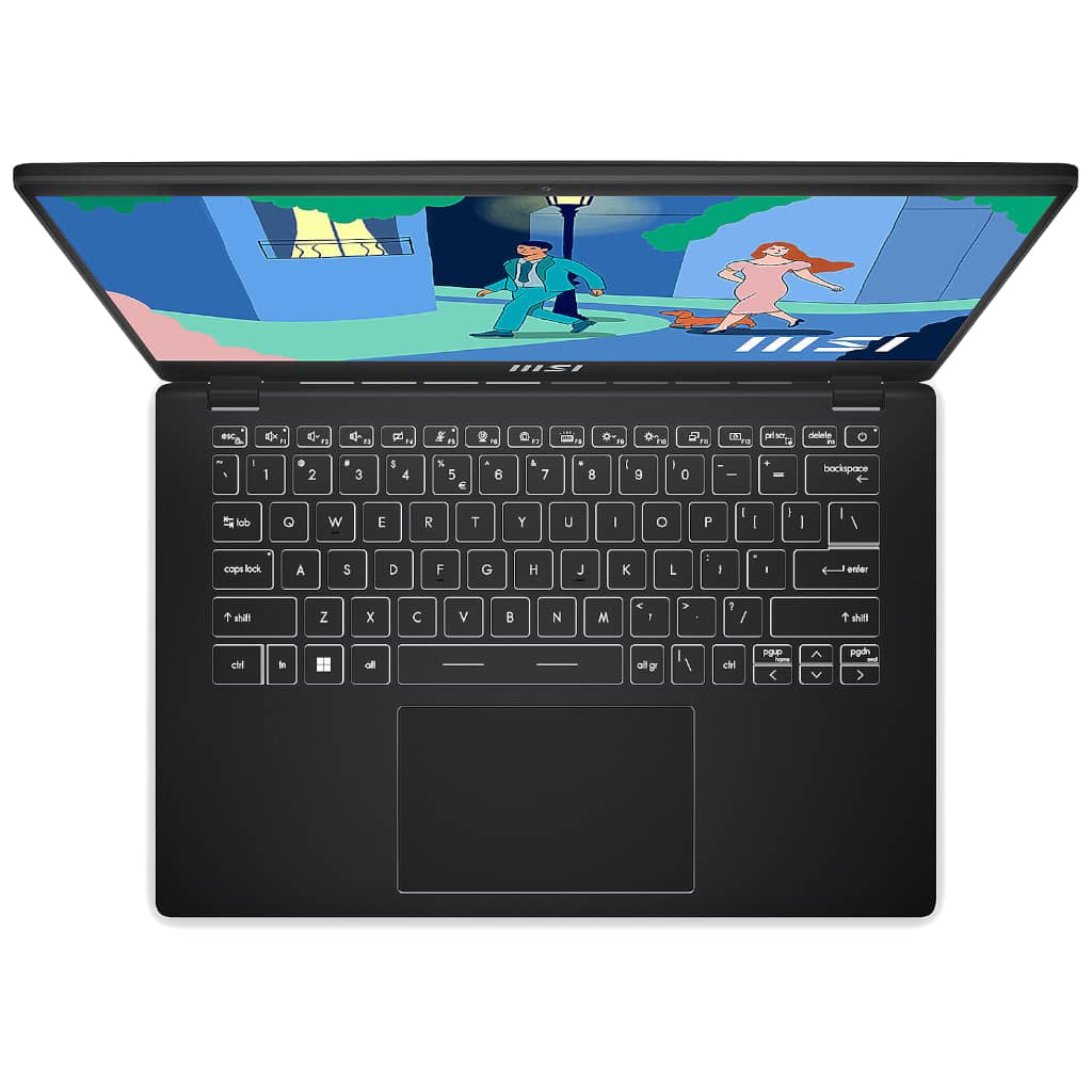 PC Portable 14.0" MSI Modern 14 C12MO-1027FR, Noir/LED _ 9S7-14J112-1027