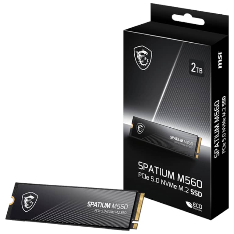 Disque SSD M.2 PCIe5 MSI SPATIUM M560, 1To _ S78-440L0F0-P83