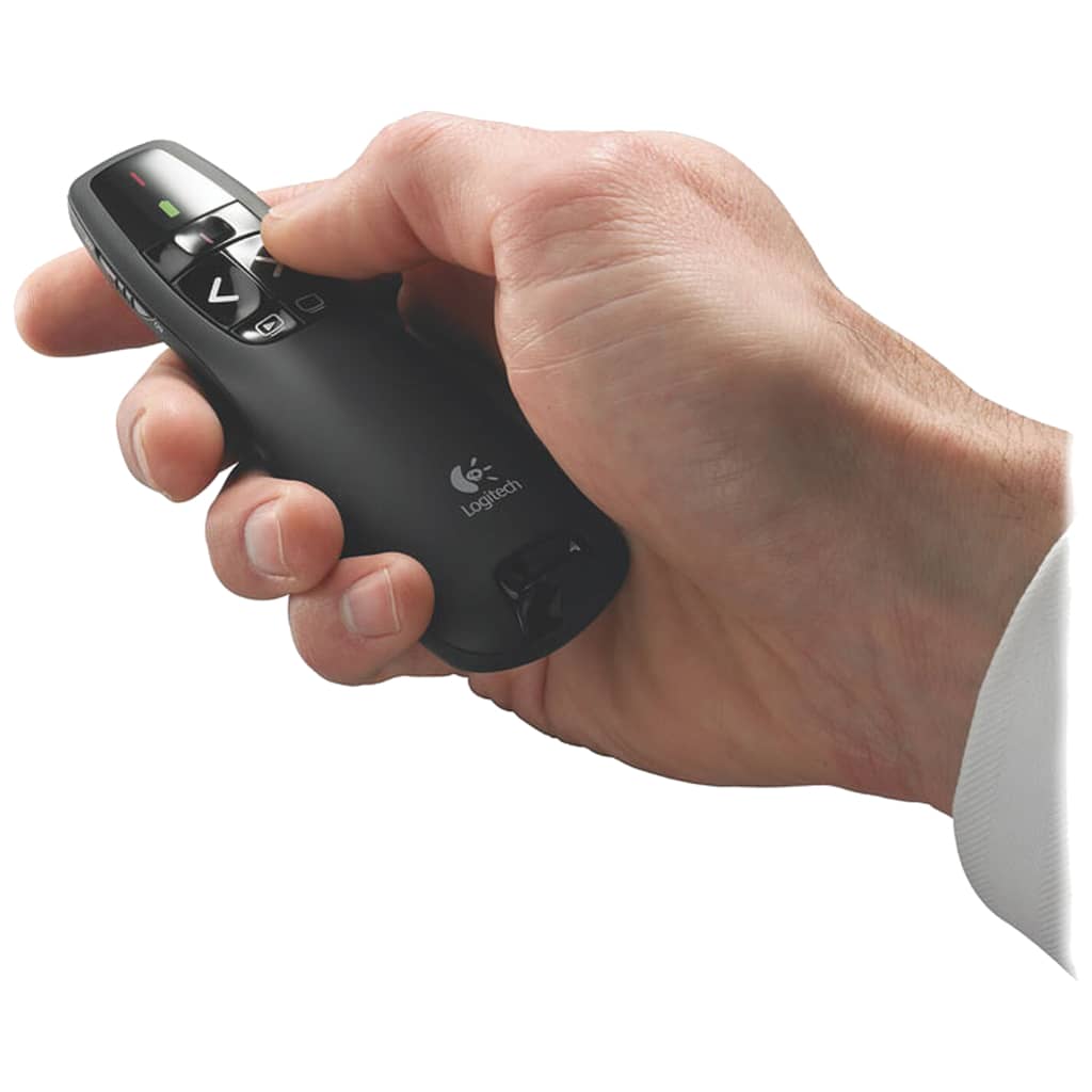 Pointeur Sans fil RF Logitech R400, Noir _ 910-001356