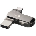 Clé USB 3.1/3TypeC Lexar JumpDrive Dual Drive D400, 256Go Gris _ LJDD400256G-BNQNG