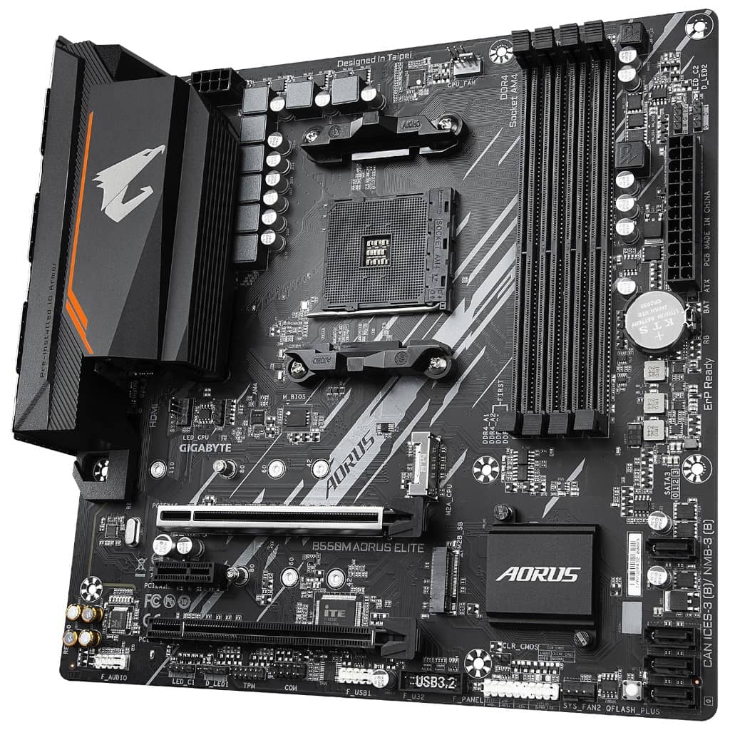 Carte mère AMD AM4 B550 Micro ATX Gigabyte B550M AORUS ELITE