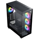 Boitier PC E-ATX Xigmatek Blast, Noir avec 4x G20A _ EN46353