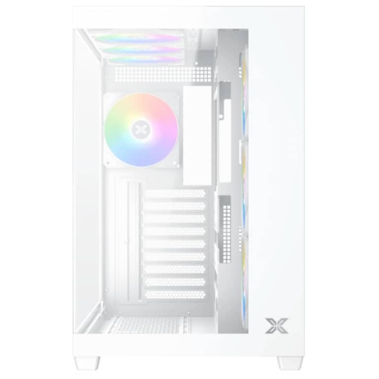 Boitier PC ATX Xigmatek Aqua V AIR Arctic, Blanc avec 7x Z22A _ EN45837