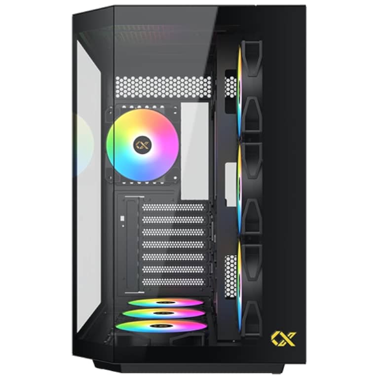 Boitier PC E-ATX Xigmatek Cubi II, Noir avec 7x Z22A _ EN45486