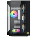 Boitier PC E-ATX Xigmatek Cubi II, Noir avec 7x Z22A _ EN45486