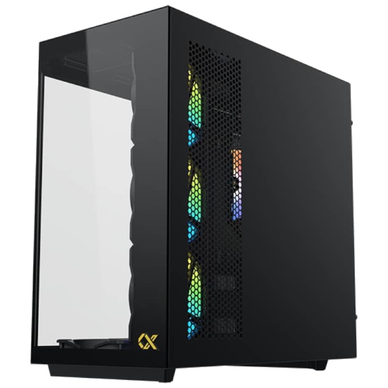 Boitier PC E-ATX Xigmatek Cubi II, Noir avec 7x Z22A _ EN45486