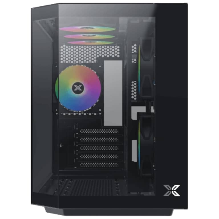 Boitier PC Micro ATX Xigmatek Cubi M, Noir avec 6x Z22A _ EN42799