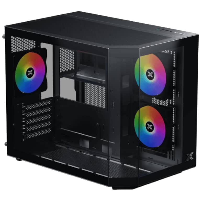 Boitier PC Micro ATX Xigmatek Cubi M, Noir avec 6x Z22A _ EN42799