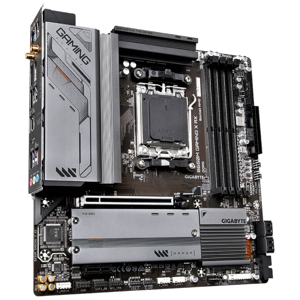 Carte mère AMD AM5 B650 Micro ATX Gigabyte B650M GAMING X AX