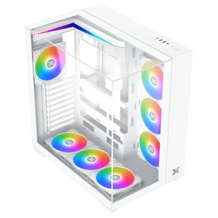 Boitier PC ATX Xigmatek Aqua V Arctic, Blanc avec 7x Z22A _ EN45813
