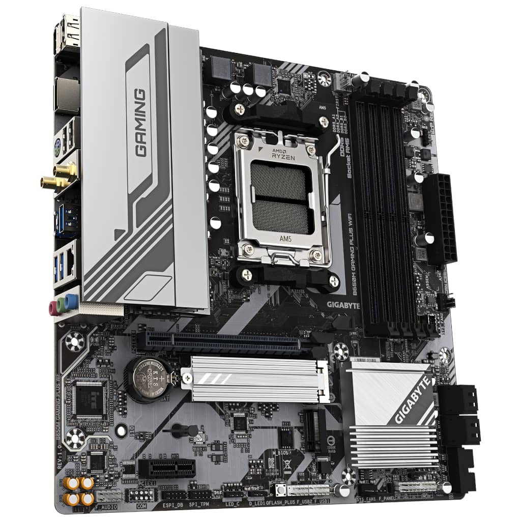 Carte mère AMD AM5 B650 Micro ATX Gigabyte _ B650M GAMING PLUS WF
