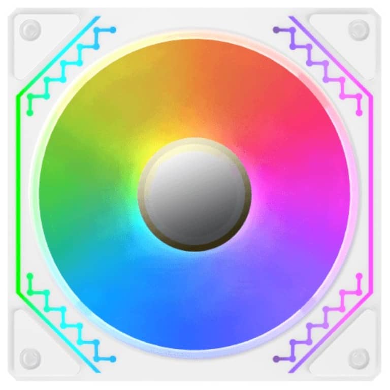 Kit 3x Ventilateurs pour Boitier 120mm Xigmatek StarZ Pro Arctic, M20A Blanc _ EN42102