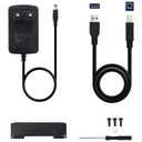 Boitier externe 3.5" SATA TooQ TQE-35, Noir _ TQE-3527B