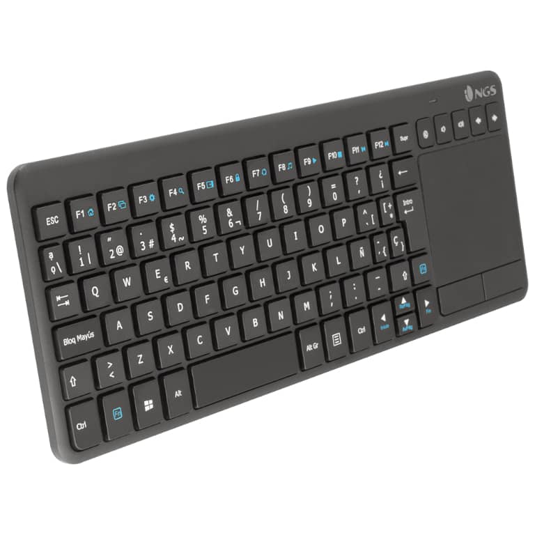 Clavier Sans fil RF NGS TV Warrior, Noir _ TV Warrior