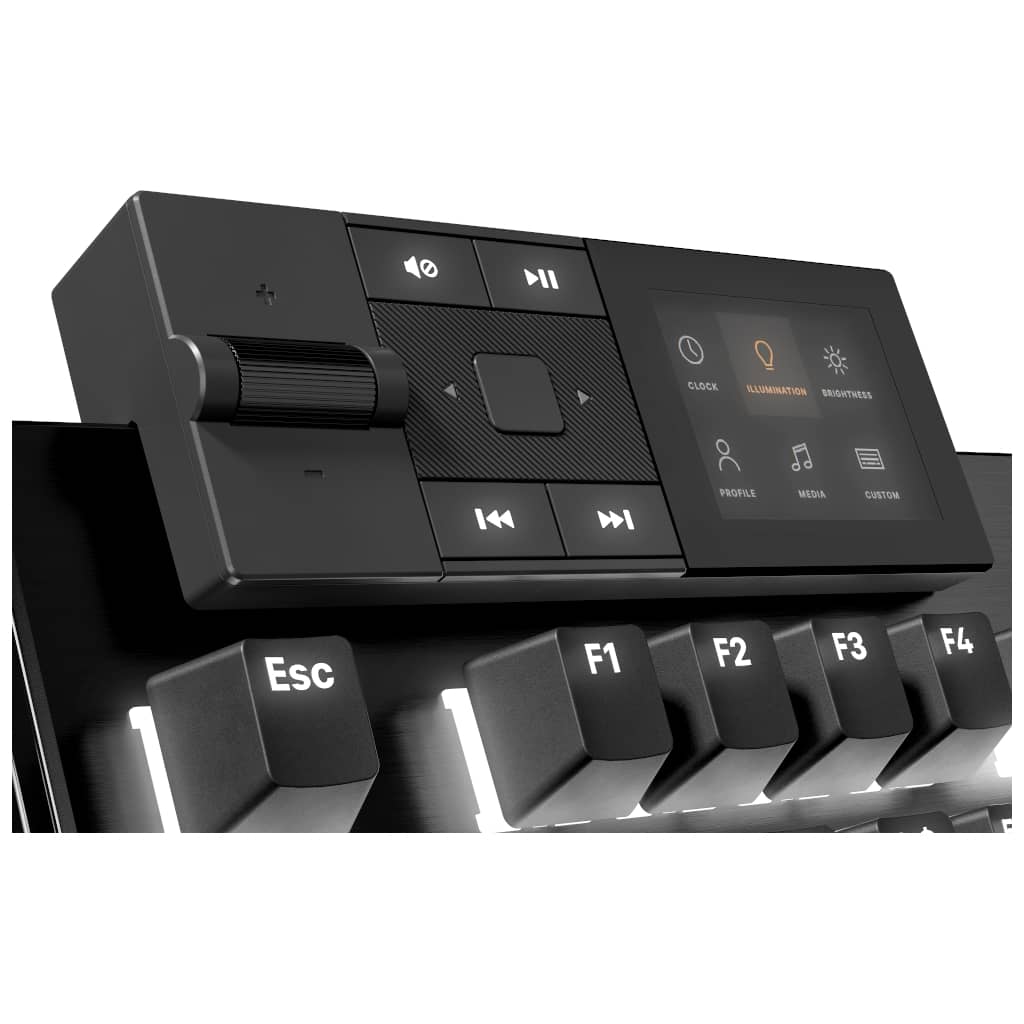 Clavier Filaire USB 2.0 Be Quiet Dark Mount, Noir/LED Silent Linear _ BT001FR