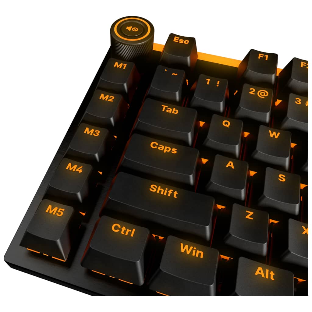 Clavier Filaire USB 2.0 Be Quiet Light Mount, Noir/LED Silent Linear _ BT003FR