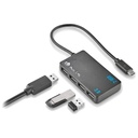 Hub USB 3TypeC NGS Wonder iHub4, 4x USB 3.0, Noir _ NGS-HUB-0100
