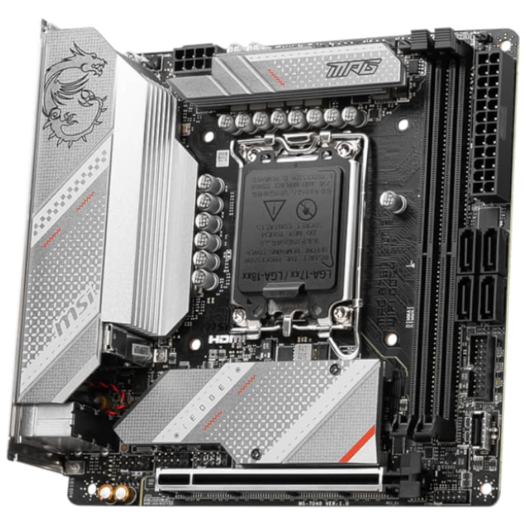 Carte mère Intel 1700 B760 Mini ITX MSI MPG B760I EDGE WIFI _ 911-7D40-005