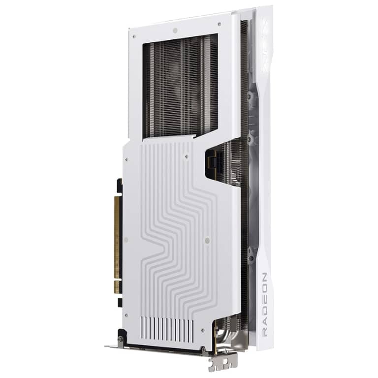 Carte graphique Radeon RX9060 XT XFX Swift RX 9060 XT OC White Triple Fan Gaming Edition 16GB _ RX-96TS316W7
