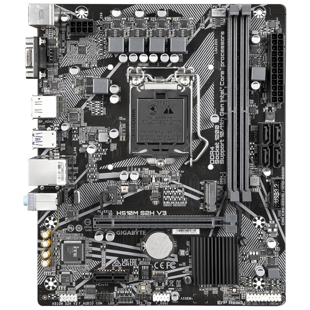 Carte mère Intel 1200 H510 Micro ATX Gigabyte _ H510M S2H V3