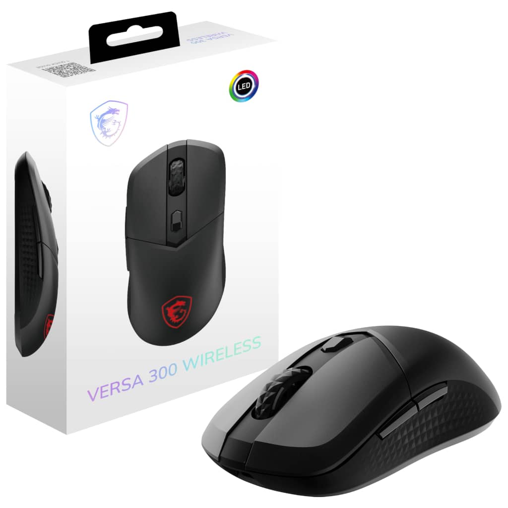 Souris Sans fil Bluetooth/RF MSI VERSA 300 ELITE WIRELESS, Noir _ S12-4301290-CLA