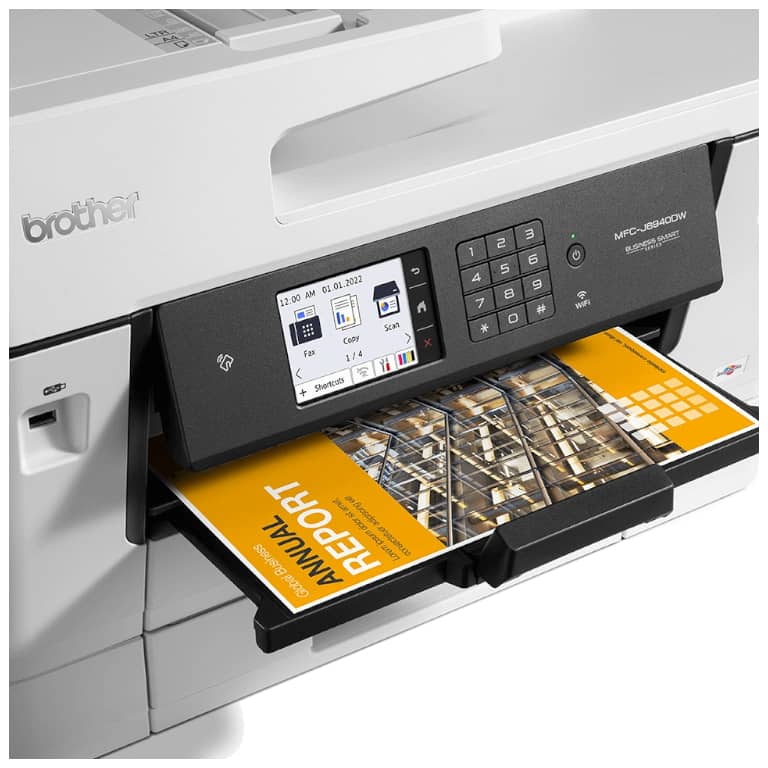 Imprimante Multifonctions A3 Jet d'encre Brother 6940, Blanc/Noir _ MFC-J6940DW