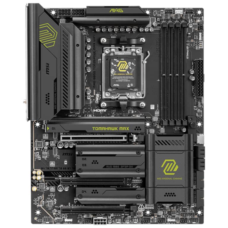 Carte mère AMD AM5 B850 ATX MSI MAG B850 TOMAHAWK MAX WIFI _ 911-7E62-04S