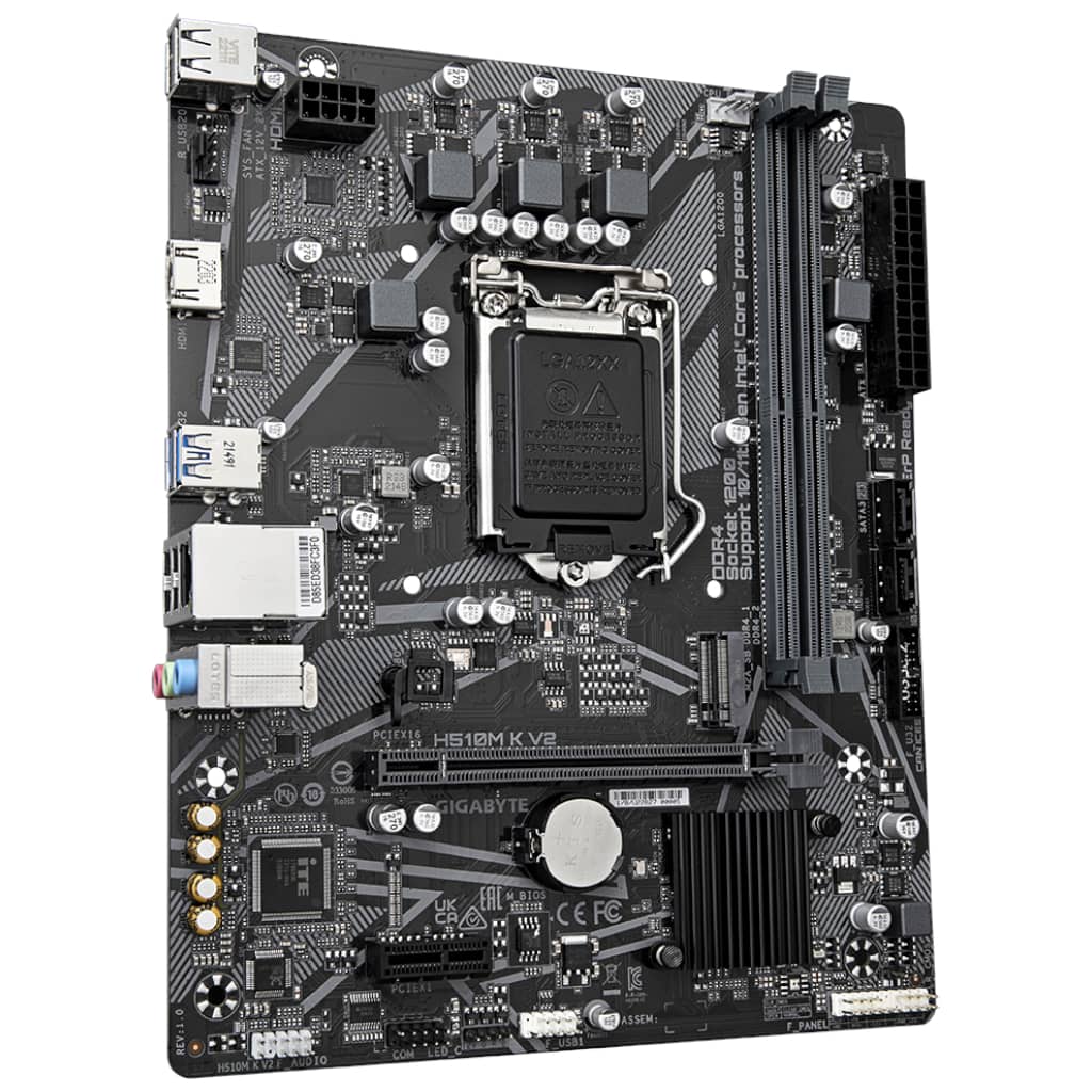 Carte mère Intel 1200 H510 Micro ATX Gigabyte _ H510M K V2