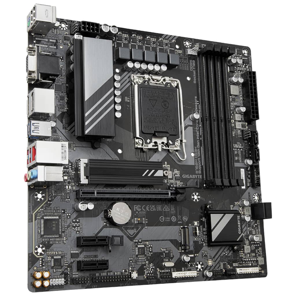 Carte mère Intel 1700 B760 Micro ATX Gigabyte _ B760M DS3H