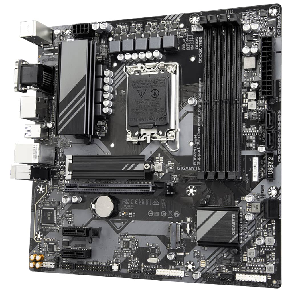 Carte mère Intel 1700 B760 Micro ATX Gigabyte _ B760M DS3H