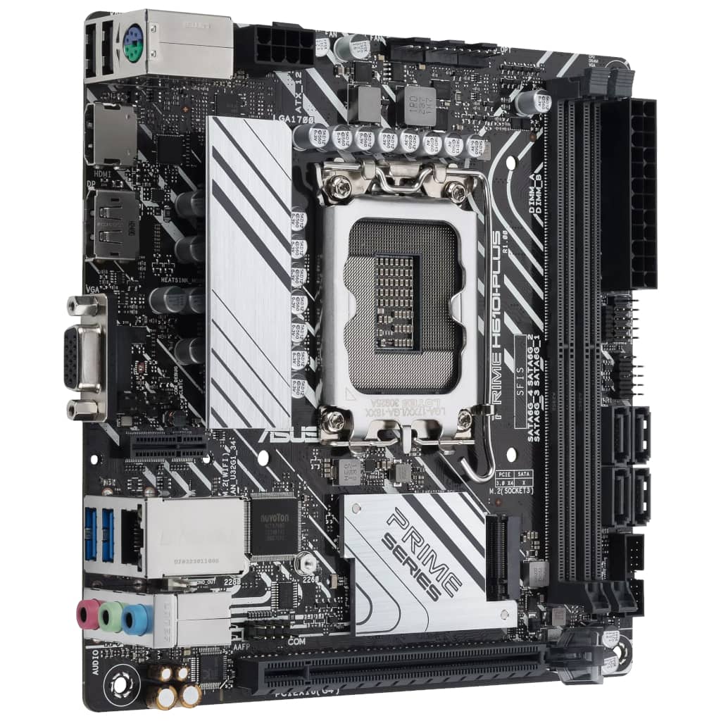 Carte mère Intel 1700 H610 Mini ITX Asus PRIME H610I-PLUS-CSM _ 90MB1GB0-M0EAYC