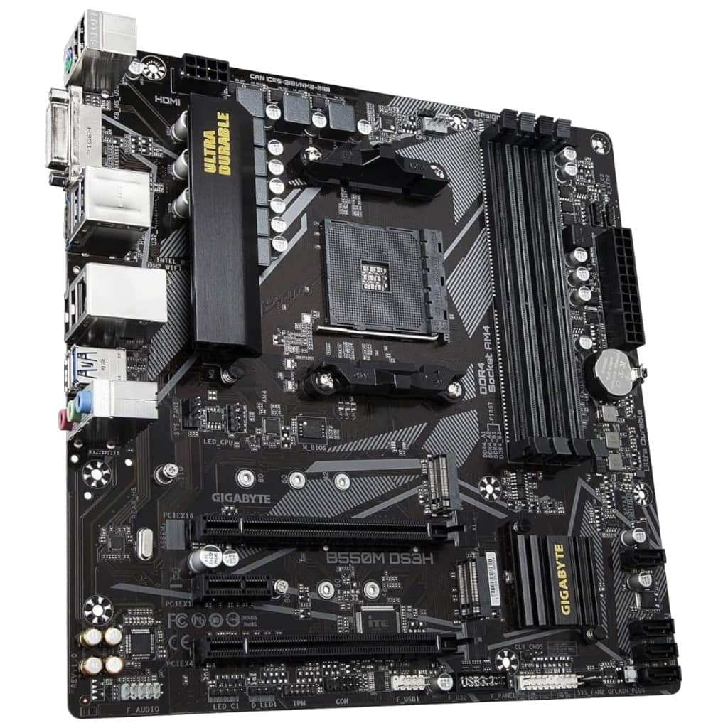 Carte mère AMD AM4 B550 Micro ATX Gigabyte B550M DS3H