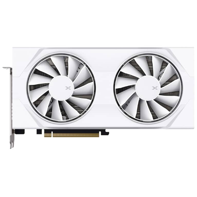 Carte graphique Radeon RX9060 XT XFX Swift RX 9060 XT OC White Gaming Edition 8GB _ RX-96TSW8GWQ