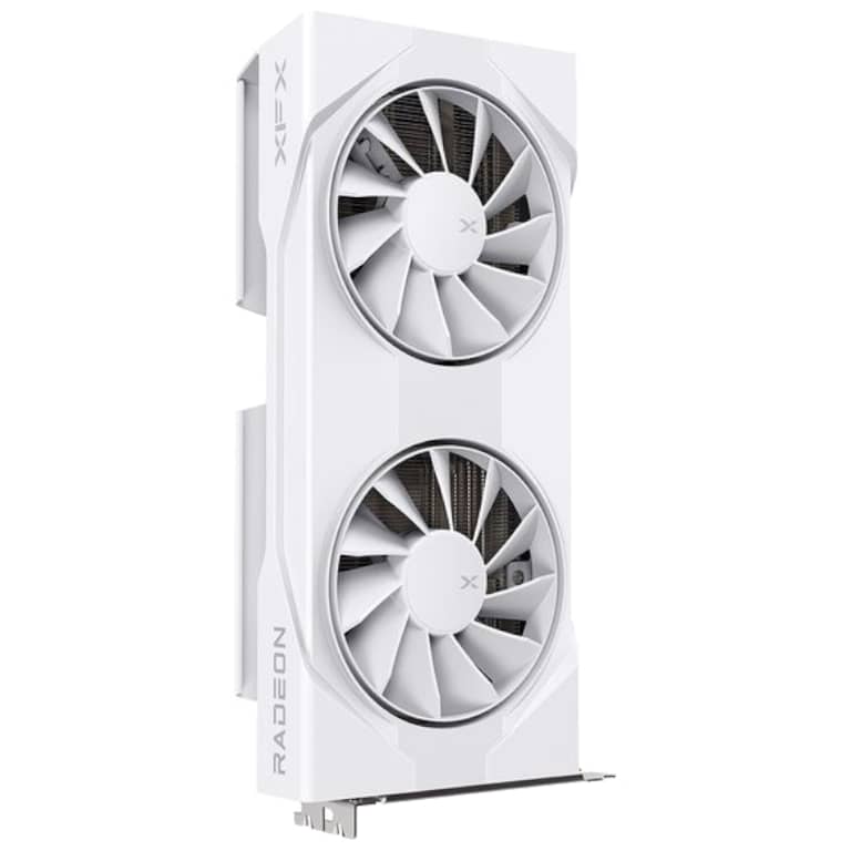 Carte graphique Radeon RX9060 XT XFX Swift RX 9060 XT OC White Gaming Edition 8GB _ RX-96TSW8GWQ