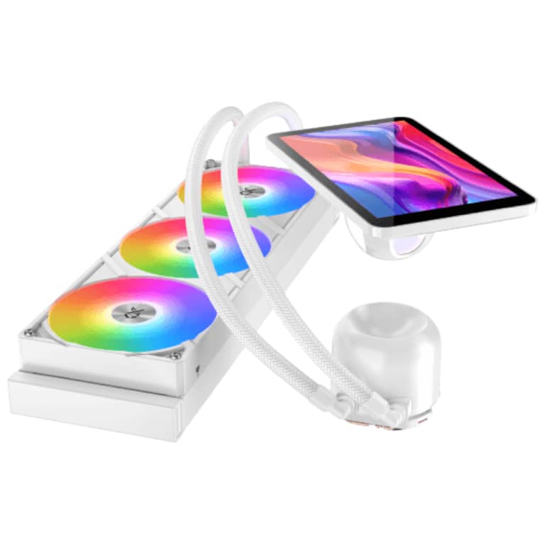 Watercooling pour Processeur Xigmatek Connect Pro RGB 360, Blanc _ EN48364