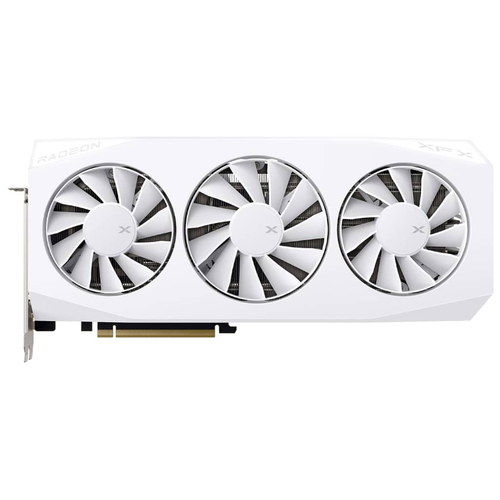 Carte graphique Radeon RX9060XT XFX Mercury RX 9060 XT OC White Gaming Edition 16GB _ RX-96TMERCW9