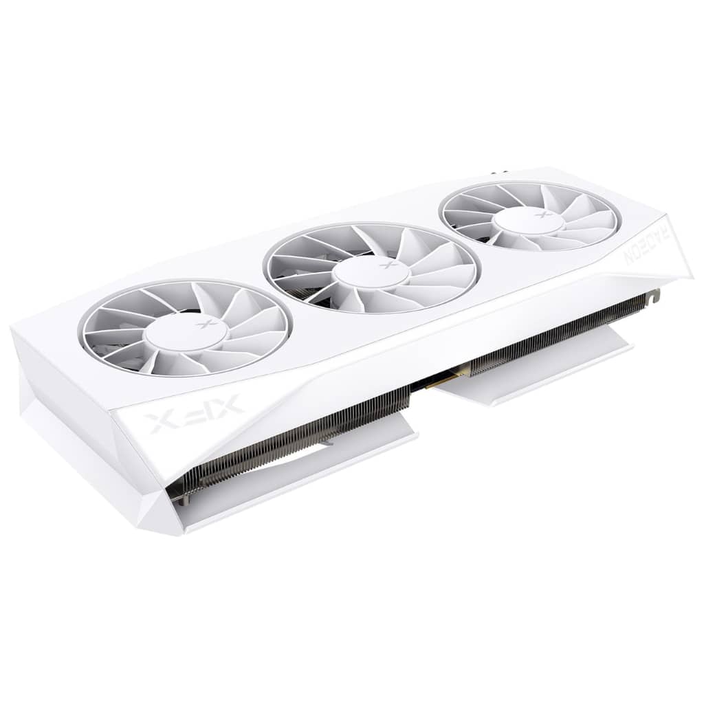 Carte graphique Radeon RX9060XT XFX Mercury RX 9060 XT OC White Gaming Edition 16GB _ RX-96TMERCW9