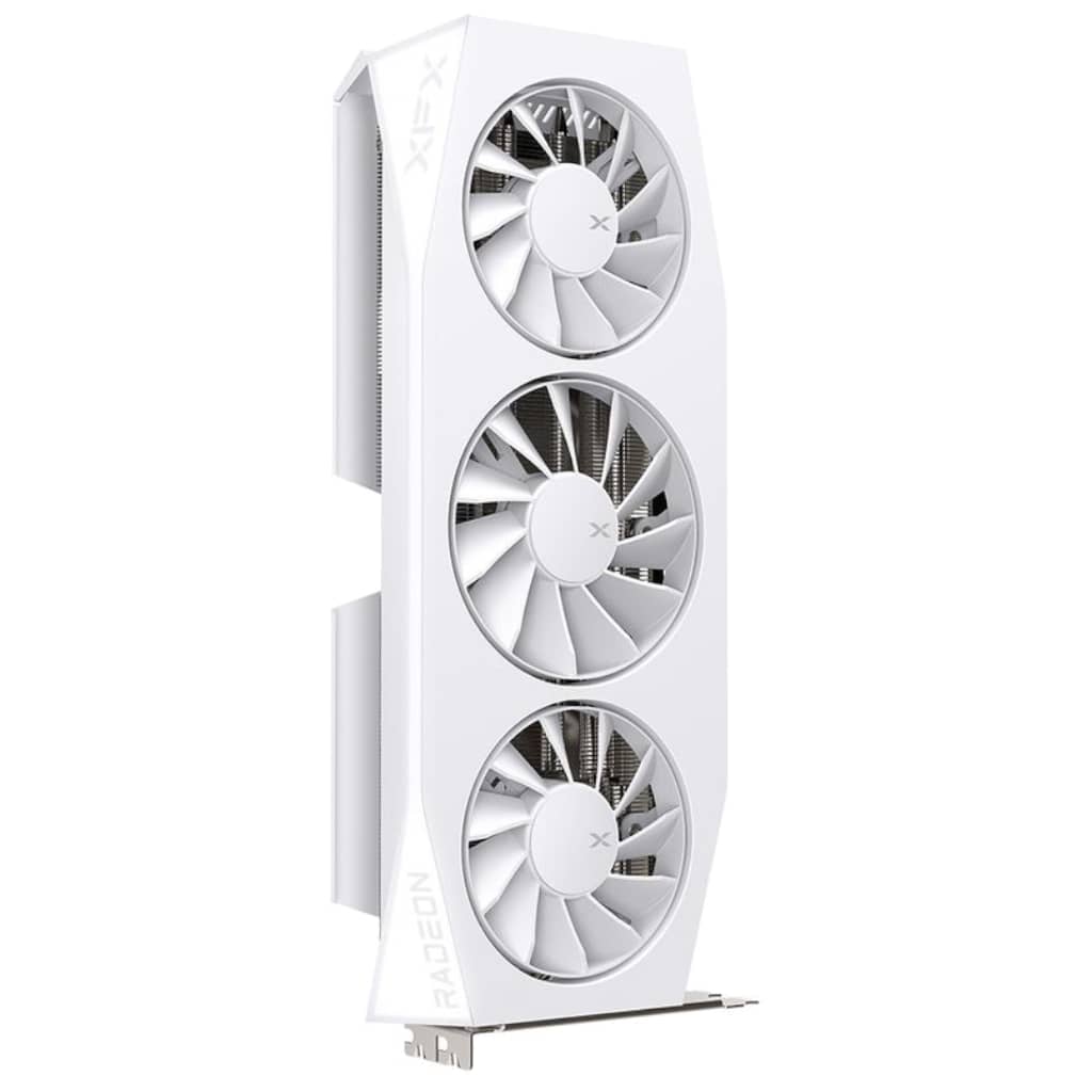 Carte graphique Radeon RX9060XT XFX Mercury RX 9060 XT OC White Gaming Edition 16GB _ RX-96TMERCW9