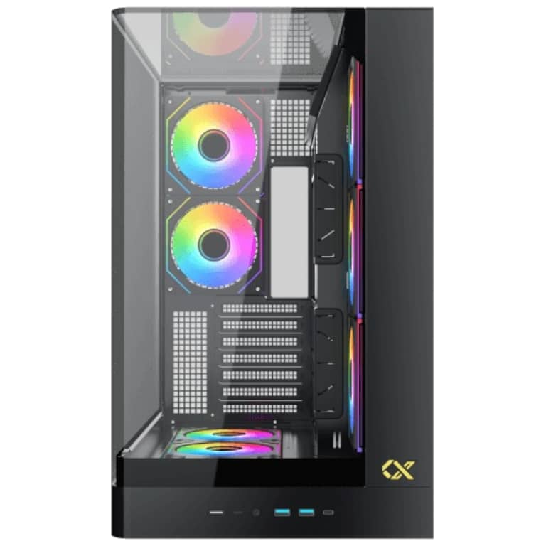 Boitier PC  E-ATX Xigmatek Pano II, Noir avec 8x H22A _ EN48418