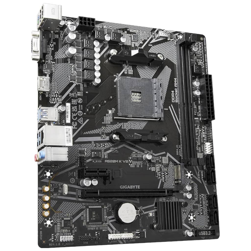 Carte mère AMD AM4 A520 Micro ATX Gigabyte _ A520M K V2