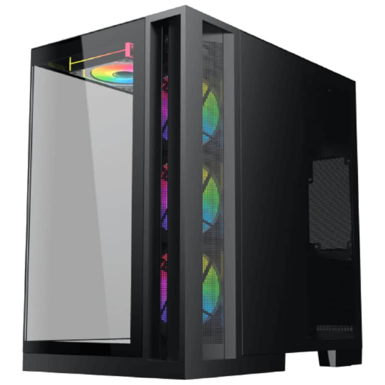 Boitier PC E-ATX Xigmatek Aqua7, Noir avec 8x H20A _ EN49026