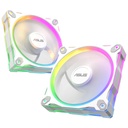Kit 3x Ventilateurs pour Boitier 120mm Asus Prime MR120 Reverse ARGB, Blanc _ 90DA00L3-B09020