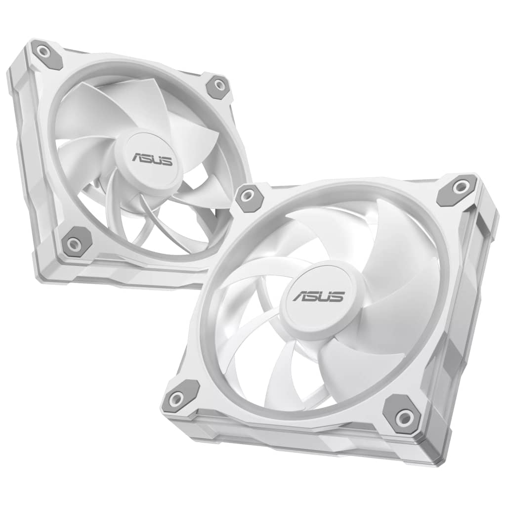 Kit 3x Ventilateurs pour Boitier 120mm Asus Prime MR120 Reverse ARGB, Blanc _ 90DA00L3-B09020